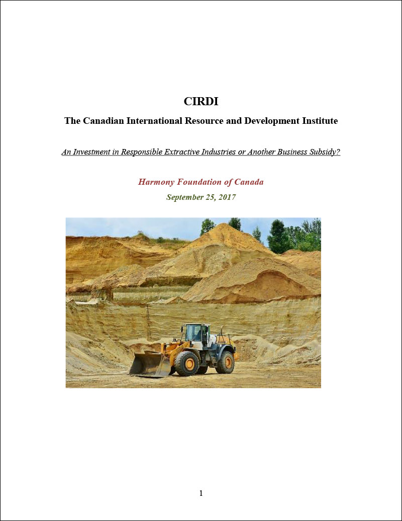 Canadian Mining Operations Around the World: Respecting People and the Environment.